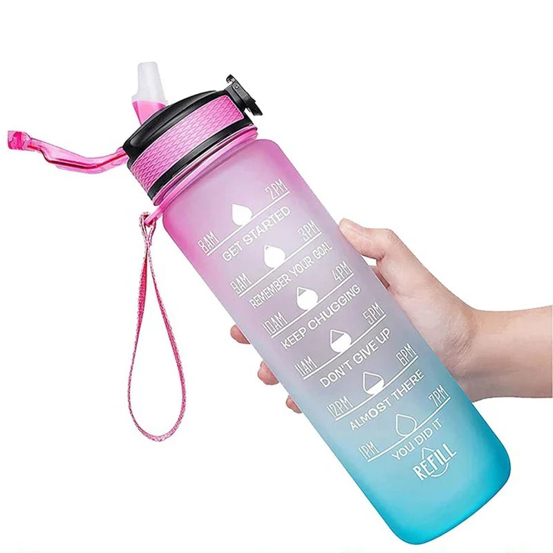 DrinkSmart 1L Motivational Water Bottle