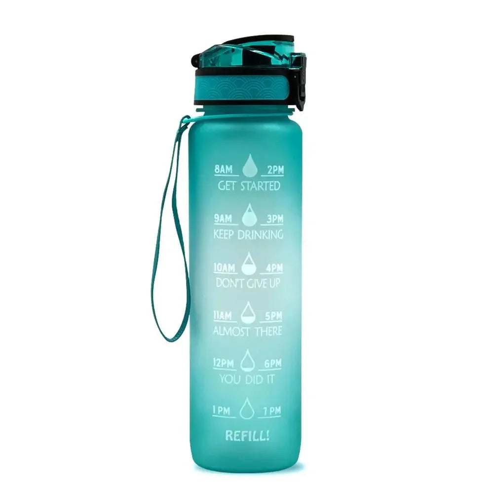 DrinkSmart 1L Motivational Water Bottle