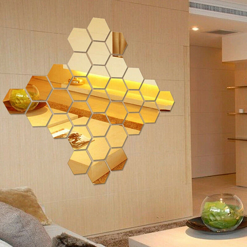 MirroHex - Creative Wall Décor Stickers