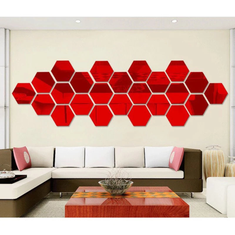 MirroHex - Creative Wall Décor Stickers