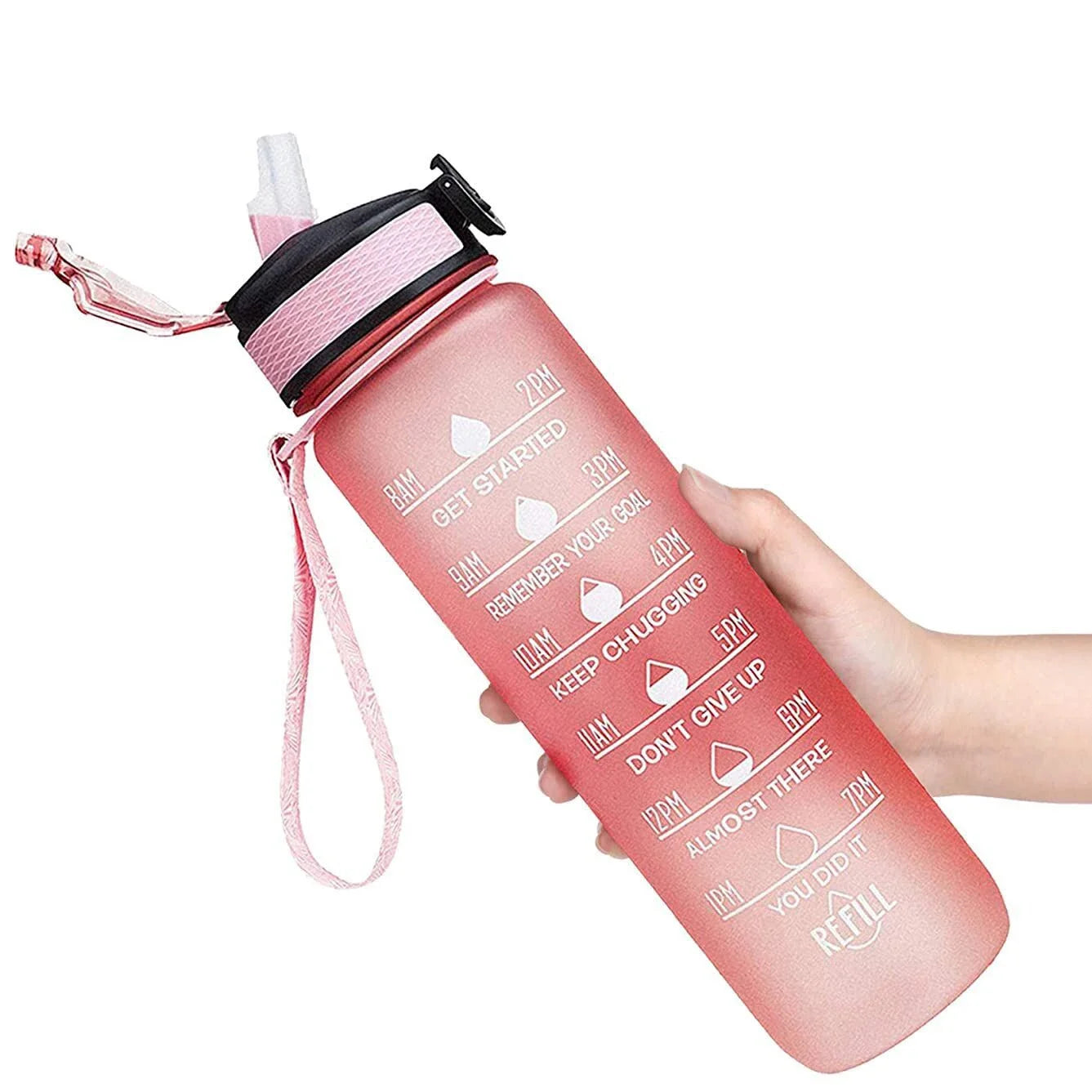 DrinkSmart 1L Motivational Water Bottle