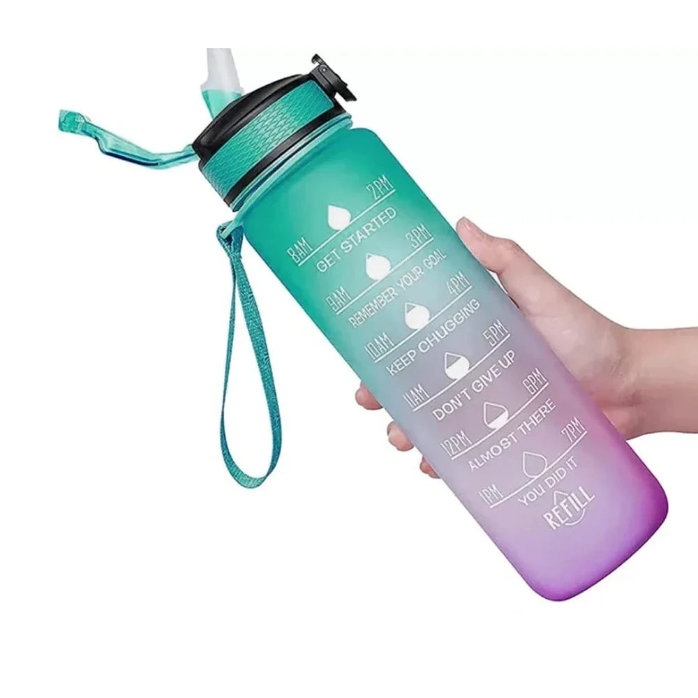 DrinkSmart 1L Motivational Water Bottle