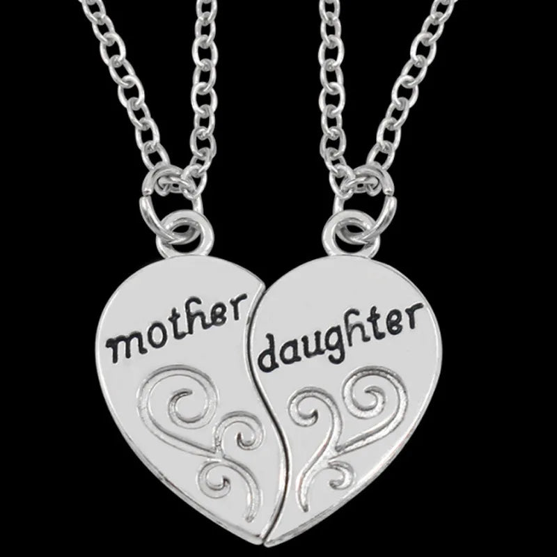 Elara - Mother & Daughter Heart Pendant