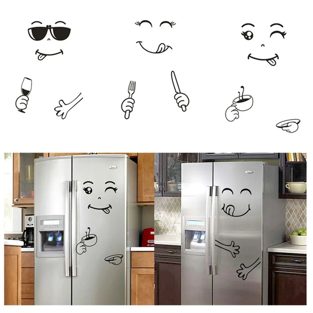 HappyFace Stickers - Fun Fridge and Wall Décor