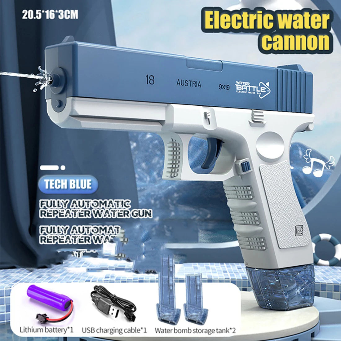 AquaBlitz High-Pressure Water Blaster