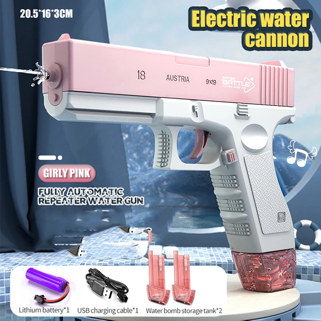 AquaBlitz High-Pressure Water Blaster