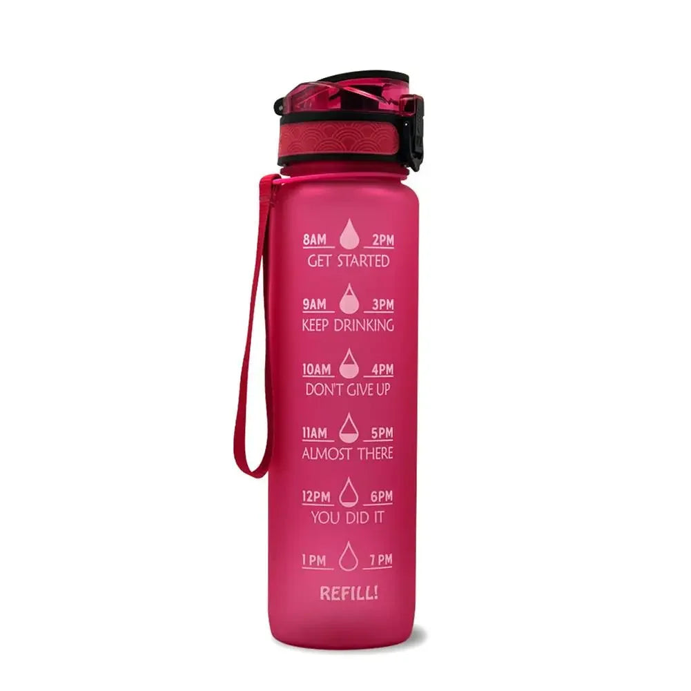 DrinkSmart 1L Motivational Water Bottle